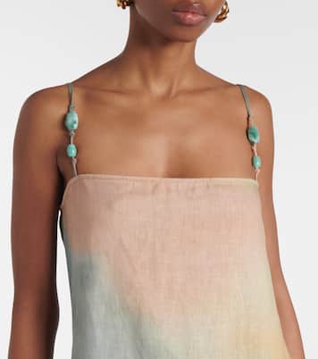 Robe longue en lin | Staud