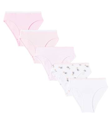 Set of 5 cotton-blend jersey briefs | Polo Ralph Lauren Kids