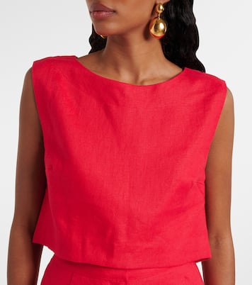 Martina亚麻短款上衣 | Posse