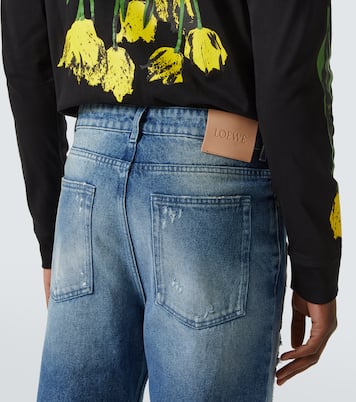 Jeans rectos con patchwork | Loewe