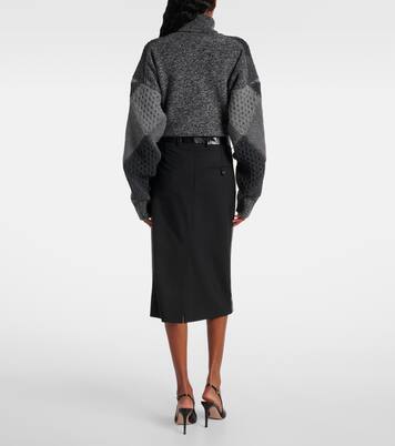 Bleistiftrock Croco | Stella McCartney