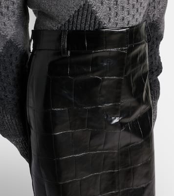 Bleistiftrock Croco | Stella McCartney