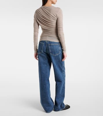 Tania Twist ruched top  | Agolde