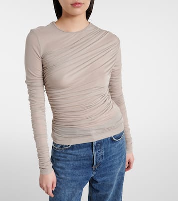Tania Twist ruched top  | Agolde