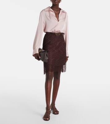 Bluse aus einem Seidengemisch | Vince