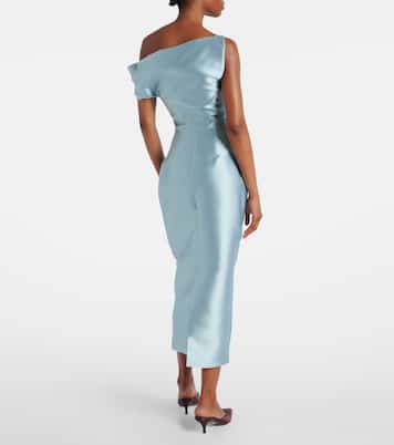 Robe de cocktail Ellison en satin | Solace London