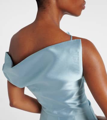 Robe de cocktail Ellison en satin | Solace London