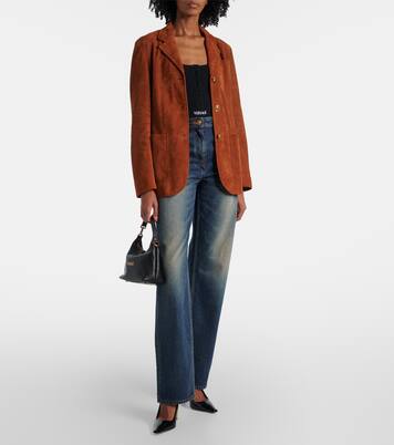 ليوتار من القطن المخلوط بحبكة مضلعة ولوغو | Versace