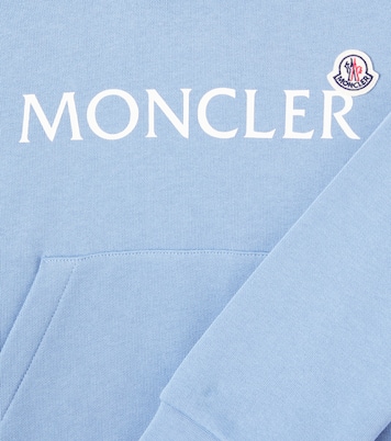 Logo cotton jersey hoodie | Moncler Enfant