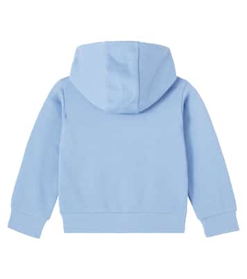 Logo cotton jersey hoodie | Moncler Enfant