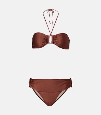 Solid bandeau bikini | Adriana Degreas
