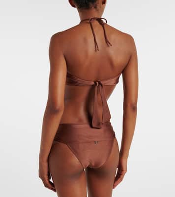 Solid bandeau bikini | Adriana Degreas