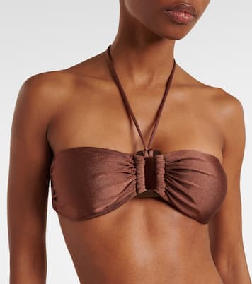 Solid bandeau bikini | Adriana Degreas