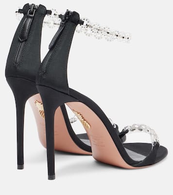 Sandalen Bijoux 105 mit Kristallen | Aquazzura