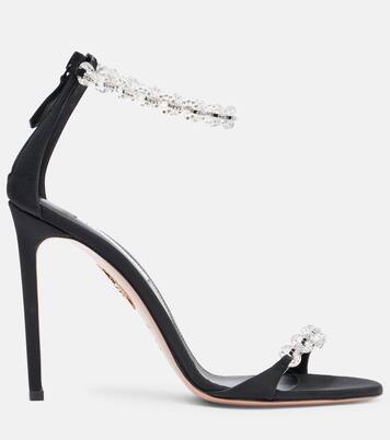 Sandalen Bijoux 105 mit Kristallen | Aquazzura