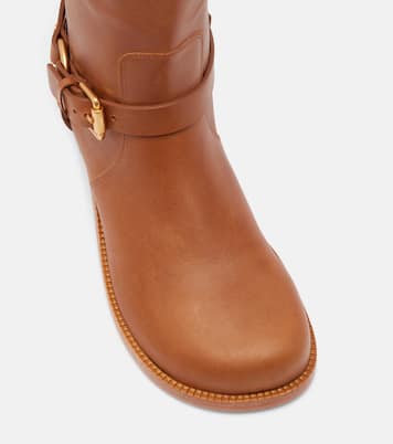 Leather over-the-knee boots | Farm Rio