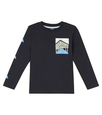 Printed cotton sweatshirt | Scotch & Soda Kids