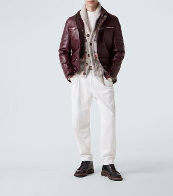Cotton straight pants | Brunello Cucinelli