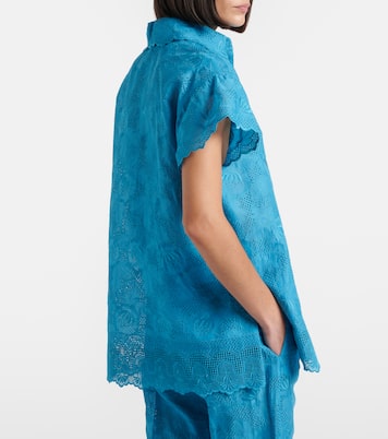 Embroidered cotton shirt | Valentino