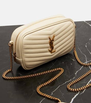 Schultertasche Lou Mini aus Matelassé-Leder | Saint Laurent
