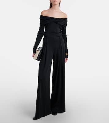 Pantalon ample Cocco en laine vierge | Max Mara