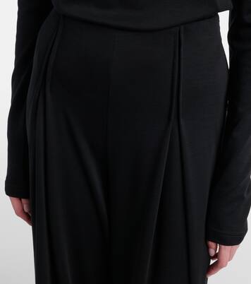 Pantalon ample Cocco en laine vierge | Max Mara