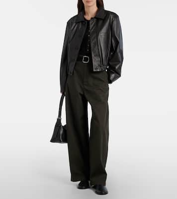 Henley-Top aus Baumwolle und Leinen | Lemaire