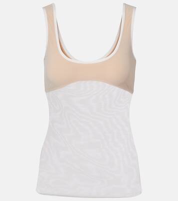 Semi-sheer tank top | Nensi Dojaka