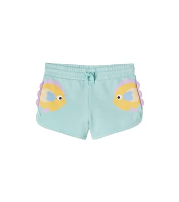 Bedruckte Shorts aus Baumwoll-Jersey | Stella McCartney Kids