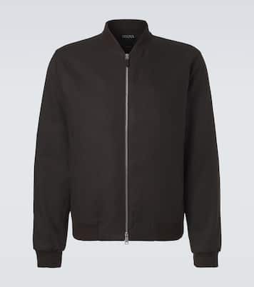 리넨 보머 재킷 | Zegna