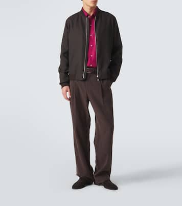 리넨 보머 재킷 | Zegna