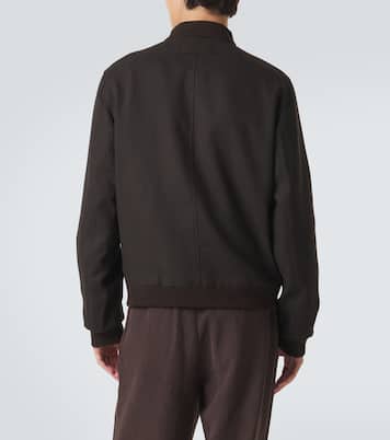 리넨 보머 재킷 | Zegna