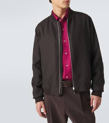 리넨 보머 재킷 | Zegna