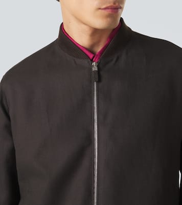 리넨 보머 재킷 | Zegna