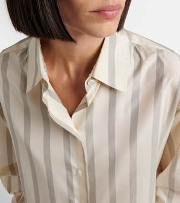Camisa Sisilia de seda a rayas | The Row