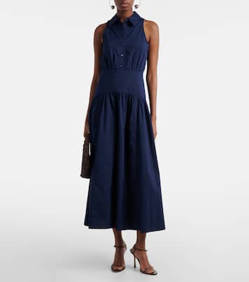 فستان ميدي من القطن Romy | Staud