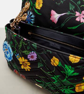 Bolso al hombro GG Marmont Medium floral | Gucci