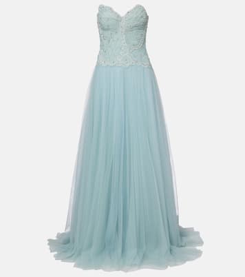 Vivienne embellished tulle gown | Costarellos