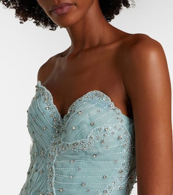 Vivienne embellished tulle gown | Costarellos