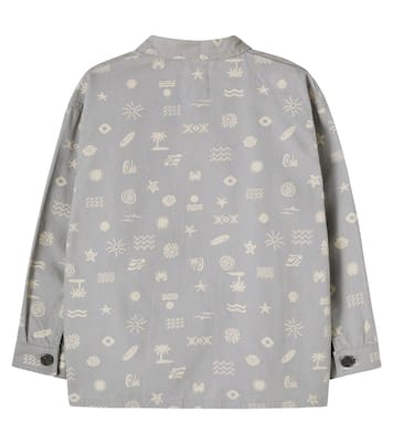 Surchemise Marcel imprimée en toile de coton | Wheat