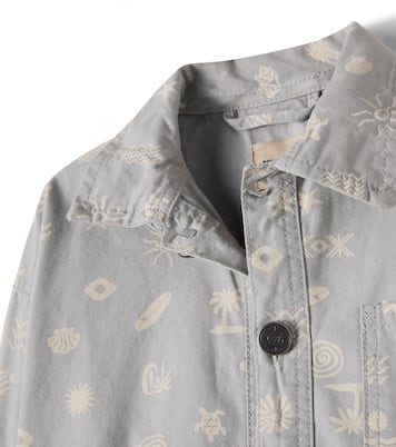 Surchemise Marcel imprimée en toile de coton | Wheat