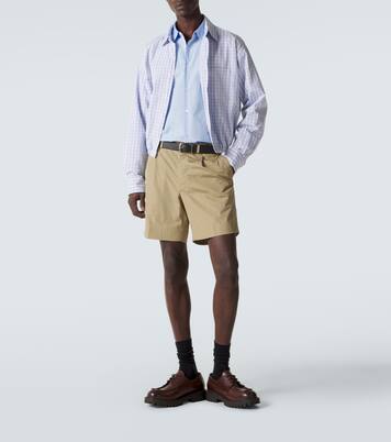 Chemise en coton à carreaux | Prada