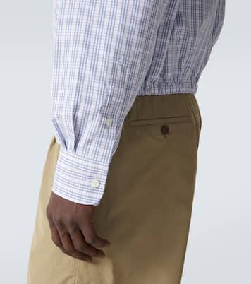 Chemise en coton à carreaux | Prada
