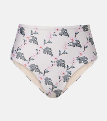 Magenta floral bikini bottoms | Agua by Agua Bendita