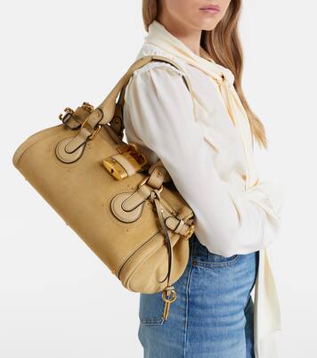 Paddington suede shoulder bag | Chloé