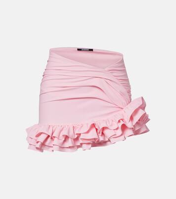 Playa ruffled jersey miniskirt | Jacquemus