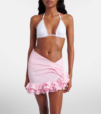 Playa ruffled jersey miniskirt | Jacquemus