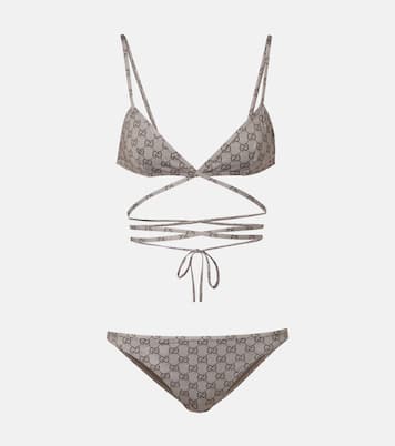 Bikini de jersey con GG | Gucci