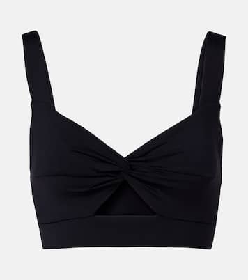Shell cutout ruched sports bra | Norba