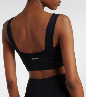 Shell cutout ruched sports bra | Norba